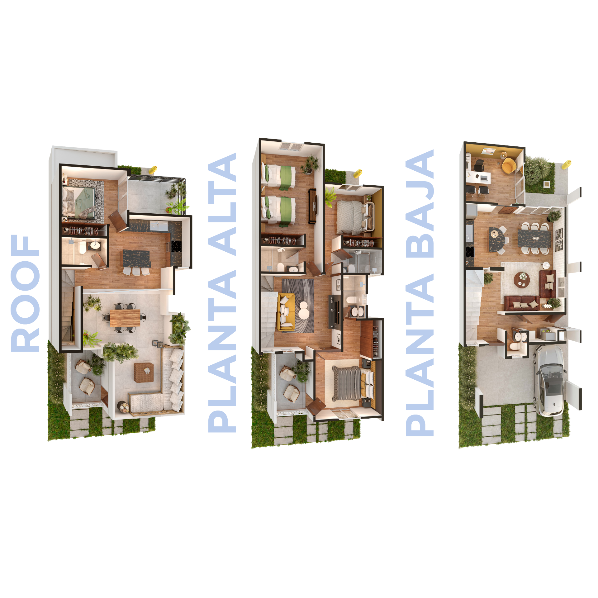 Planta Baja Loureira Roof
